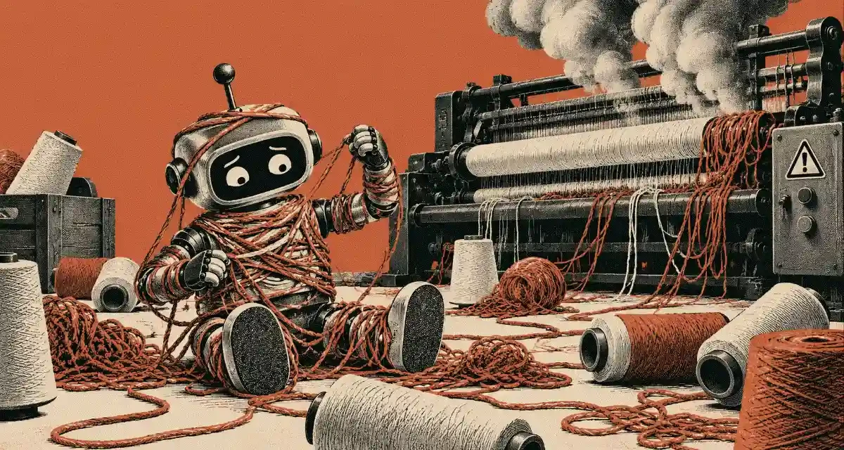 Technical debt risk when AI is used in code without control