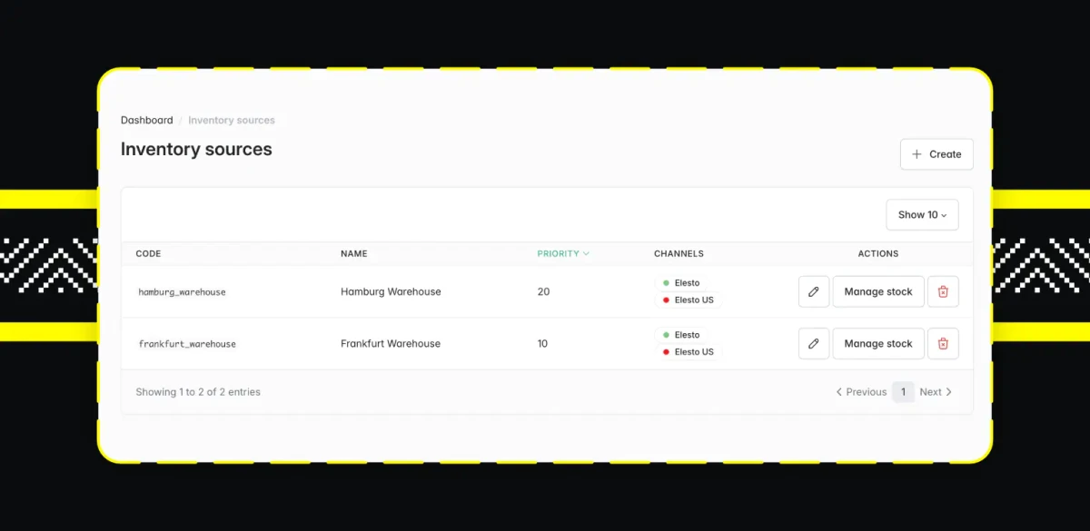Inventory management - Sylius administration panel - MultiSourceInventory plugin
