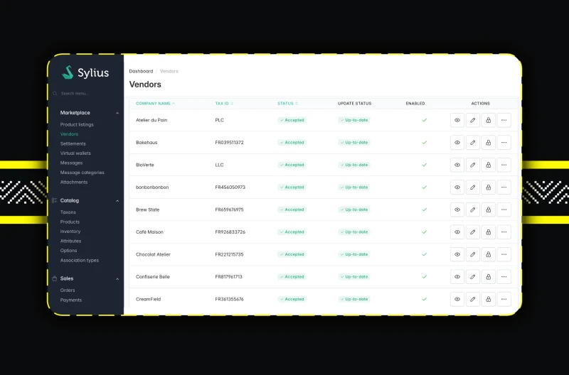 Screenshot 9 z Elesto - akceleratora wdrożeniowego B2B opartego o Sylius Plus