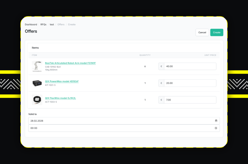 Screenshoty z Elesto – akceleratora wdrożeniowego B2B opartego o Sylius Plus