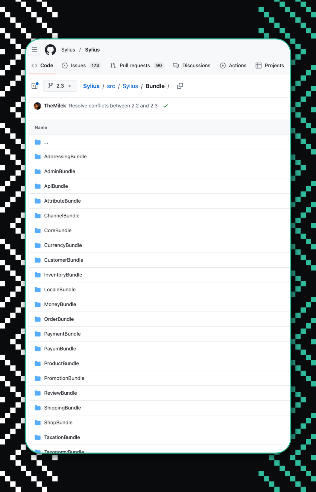 Screen: Sylius bundle