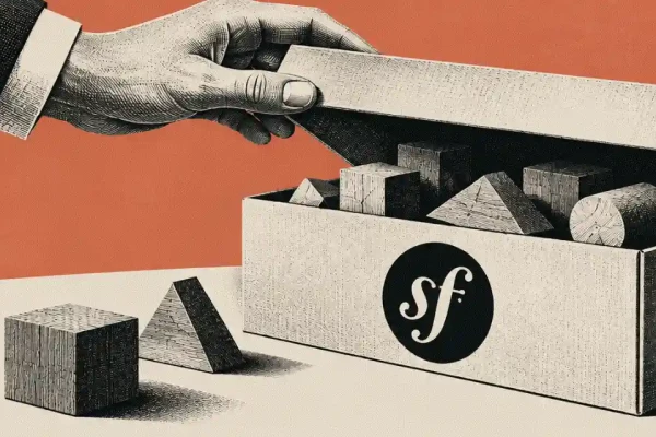 Symfony as a PHP framework providing the foundation for business application development