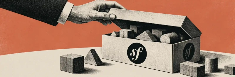 Symfony as a PHP framework providing the foundation for business application development