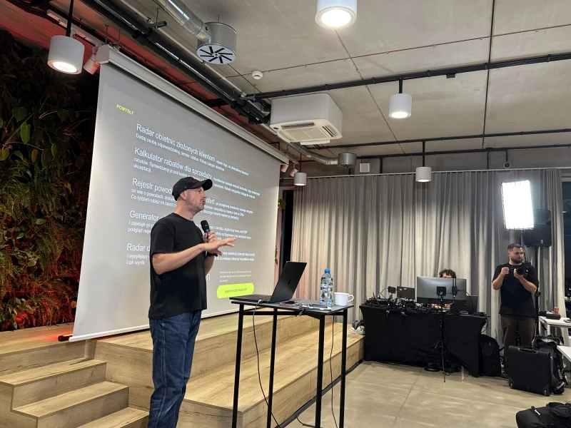 Organizer's talk at HackOn Open Mercato in Wrocław